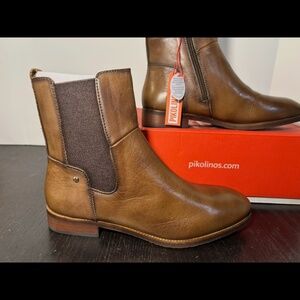 Pikolinos Royal Ankle Boots W4D-8576 Olive Brown Womans EU 38/US 7.5-8